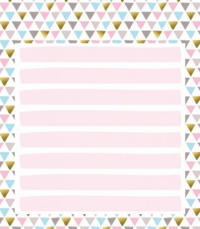 SN-15 Samolepící papírky 7x8cm 100 listů- TROJÚHELNÍKY