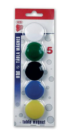 Magnety ICO 30mm, 5 ks, blistr