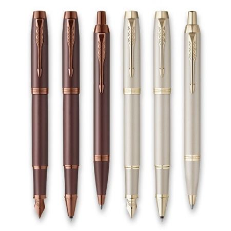 Parker IM Monochrome Burgundy & Champagne balíček 6 ks
