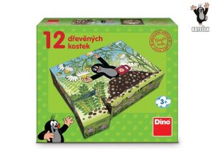 KRTEK A PŘÁTELÉ 12 Dřevěné kostky