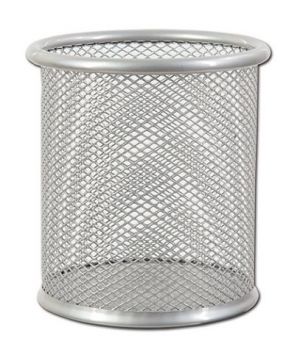 Kovový kalíšek na tužky CONCORDE, stříbrný