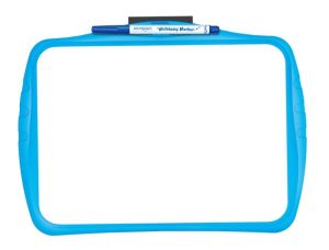 Oboustranně stíratelná tabulka KEYROAD, 22 x 29cm, modrá