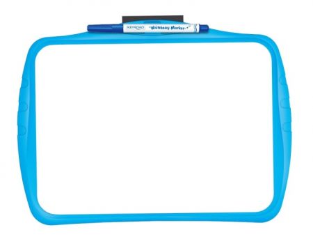 Oboustranně stíratelná tabulka KEYROAD, 22 x 29cm, modrá