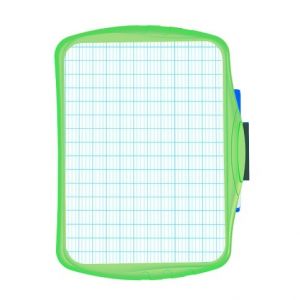 Oboustranně stíratelná tabulka KEYROAD, 22 x 29cm, zelená