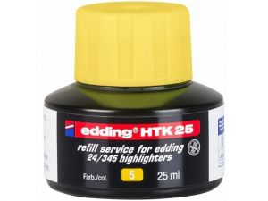 Inkoust do zvýrazňovačů EDDING HTK 25, žlutý