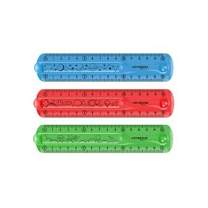 Pravítko KEYROAD Flexi, 15cm, asort