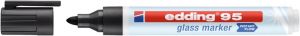 Popisovač na sklo EDDING 95, černý
