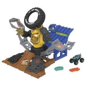 Hot Wheels MONSTER TRUCKS MEGA-WREX VERSUS CRUSHZILLA V ARÉNĚ