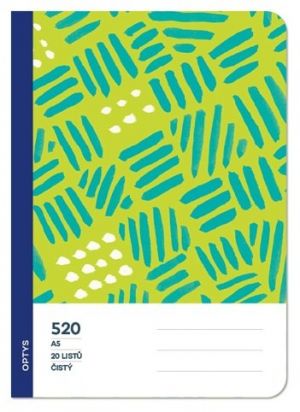 Školní sešit 520 bezdřevý čistý, razítko