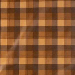 Úplet š.150 cm, hnědý kostkovaný