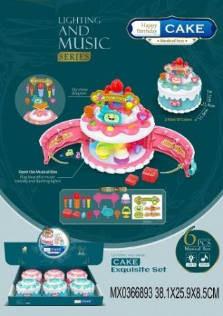 Hrací set narozeninový dort