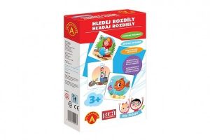 Hra školou® Hledej rozdíly kreativní a naučná hra v krabici 16x25x5cm