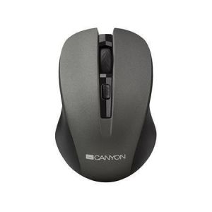 Myš "MW-1", šedá, bezdrátová, optická, USB, CANYON CNE-CMSW1G