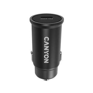 Nabíječka do auta &quot;C-20&quot;, 1x USB-C, PD 20W, CANYON CNS-CCA20B