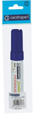 CENTROPEN Značkovač 9110 modrý permanent-klínový hrot