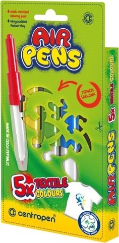 CENTROPEN Foukací fixy na TEXTIL 1539/5