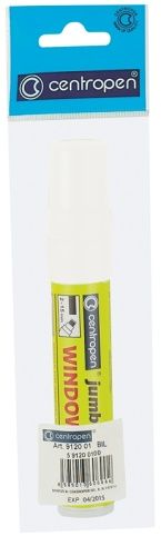 CENTROPEN Popisovač JUMBO 9120 01 Bílý křídový