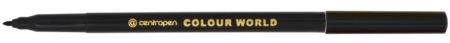 CENTROPEN Popisovač černý 7550