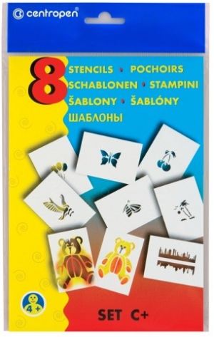 CENTROPEN Šablona set C+ k foukacím fixům