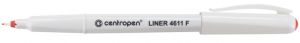 CENTROPEN Popisovač Liner 0,3mm červená 4611