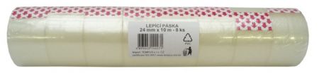 Lepící páska 24 x 10 transp.