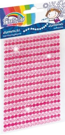 Kamínky dekorace puntík růžová