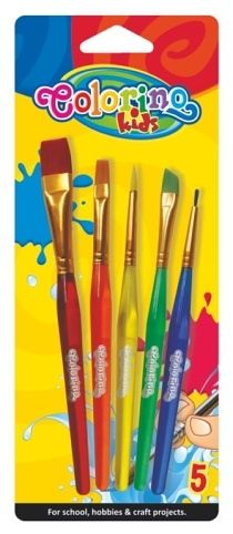 Colorino štetec syntetický 5ks