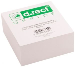 Kostka lepená bílá 8,5x8,5x4 009458