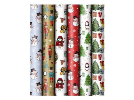 Balící papír vánoční role 200x70 dětský mix č.7