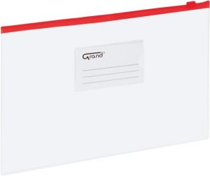 Desky se zipem A4 EC-009B červené 120-1462