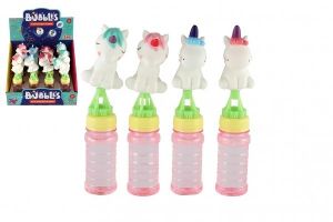 Bublifuk jednorožec 18cm 4 barvy