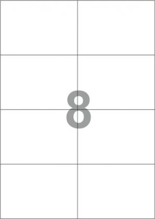 Etikety A4 105 x 74 8ks na str.