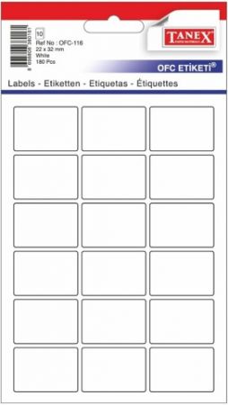 Etikety v sáčku 22 x 32 180ks OFC-116
