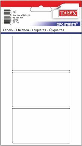 Etikety v sáčku 48 x 80 30ks OFC-123