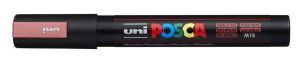 Akrylový popisovač "Posca PC-5M", kovově červená, 1,8-2,5 mm, UNI 2UPC5MMP