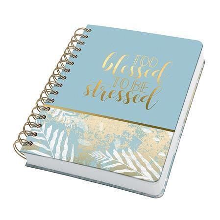 Spirálový sešit "Jolie", Heavenly Leaves, A5, tečkovaný, 120 listů, tvrdé desky, SIGEL JN6