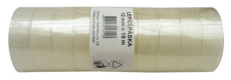 Lepící páska 12 x 10 transp.