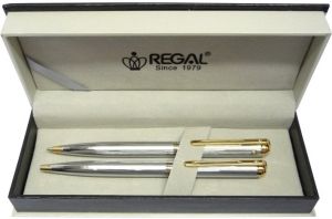 Kuličkové pero + mikrotužka Harmonia - stříbrná