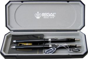 Kuličkové pero + mikrotužka Reef - šedé