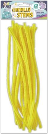 Drát plyšový CPT 660005 300mm 20ks žlutý