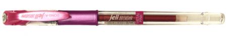 Popisovač gelový 0,7 met.růžový Jell zone