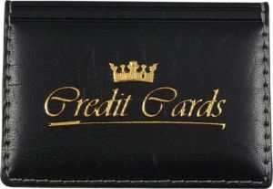 Pouzdro na kreditní karty černé