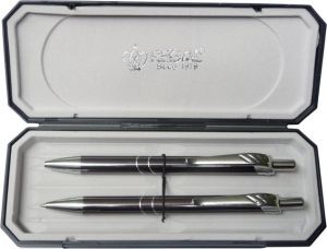 Kuličkové pero + mikrotužka Venus - šedá