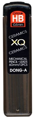 Tuhy do mikrotužek 0,5 HB XQ ceramics 12 ks