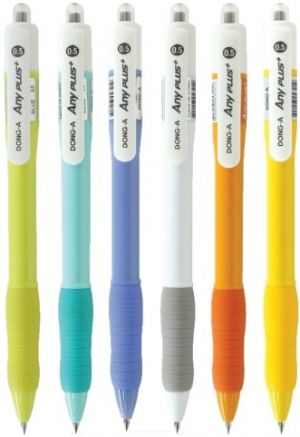 Kuličkové pero Any plus+ 0,5 mm modré - MIX barev