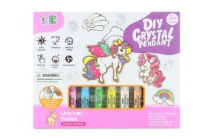 Výroba a malování přívěšků jednorožci