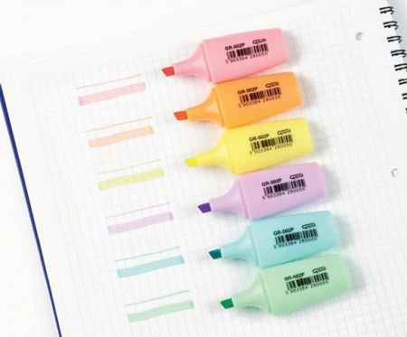 Zvýrazňovač mini pastelový mix barev GR-502P 160-2237