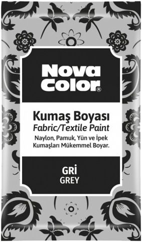 Barva na textil prášková šedá 12g NC-908