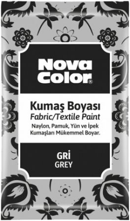 Barva na textil prášková šedá 12g NC-908