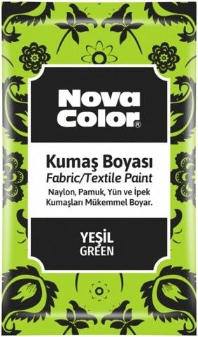 Barva na textil prášková zelená 12g NC-903